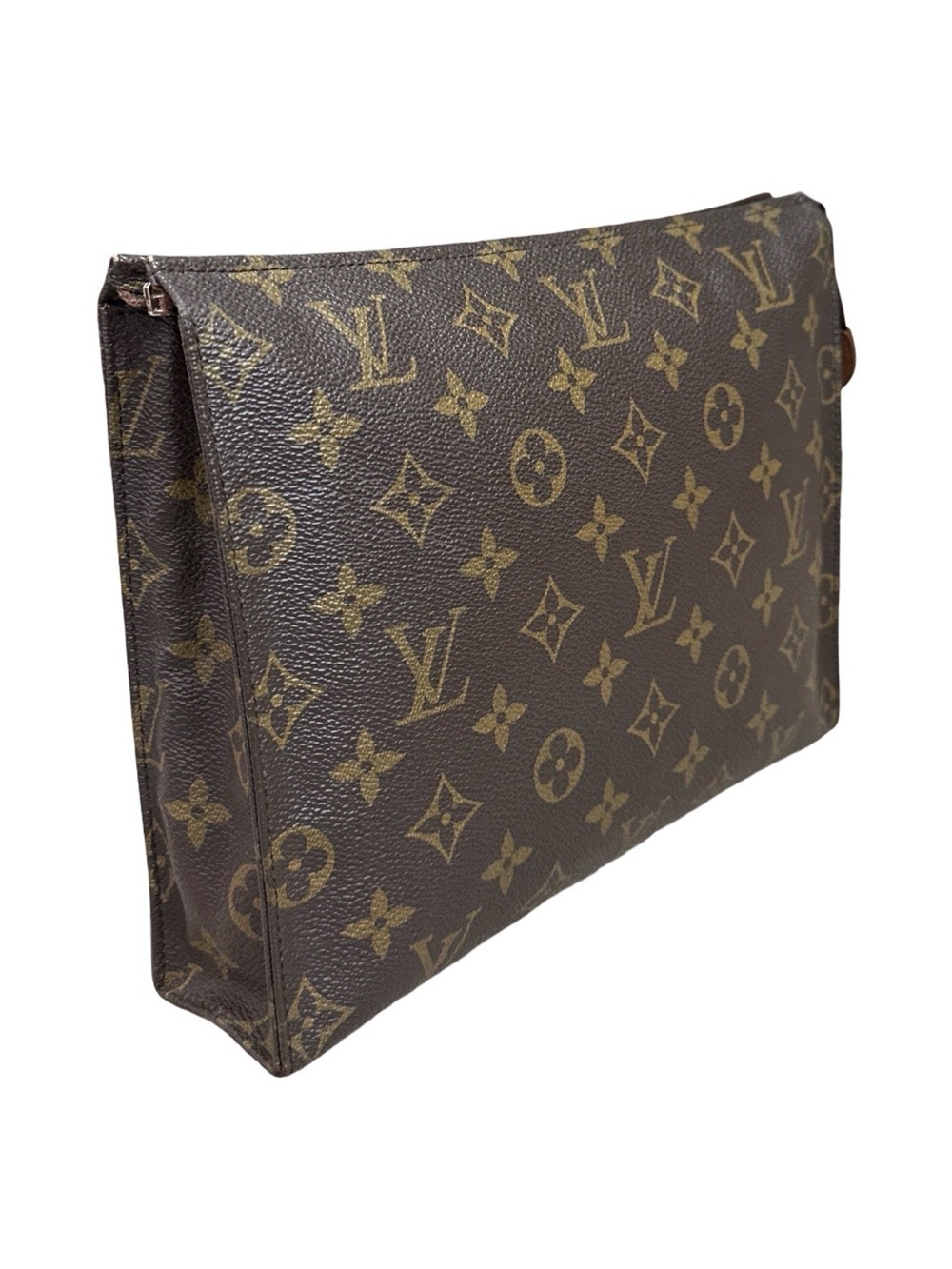 Louis Vuitton Monogram Canvas Toiletry Pouch in Brown and Tan